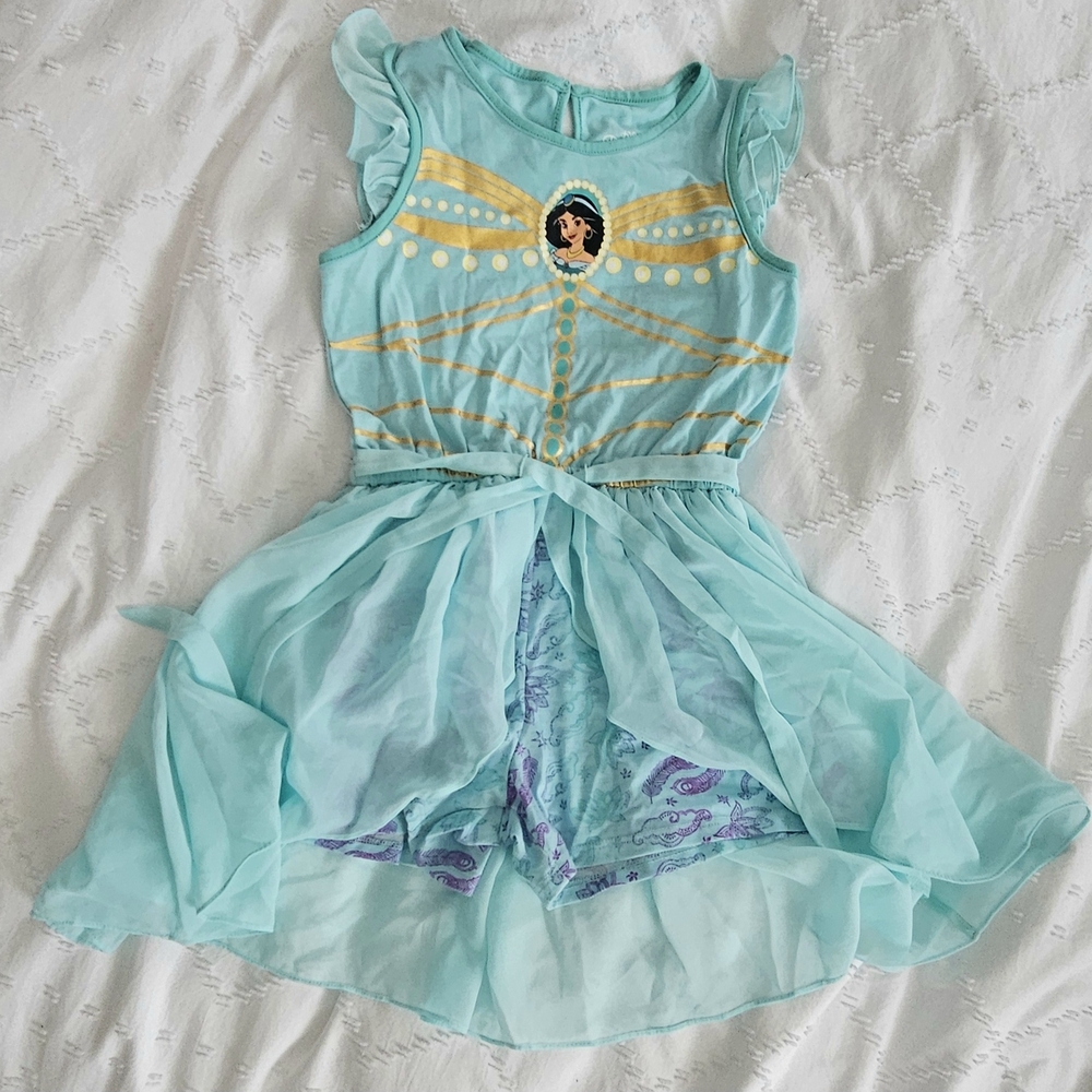 Princess Jazmin Romper Dress Featuring a Flowing
